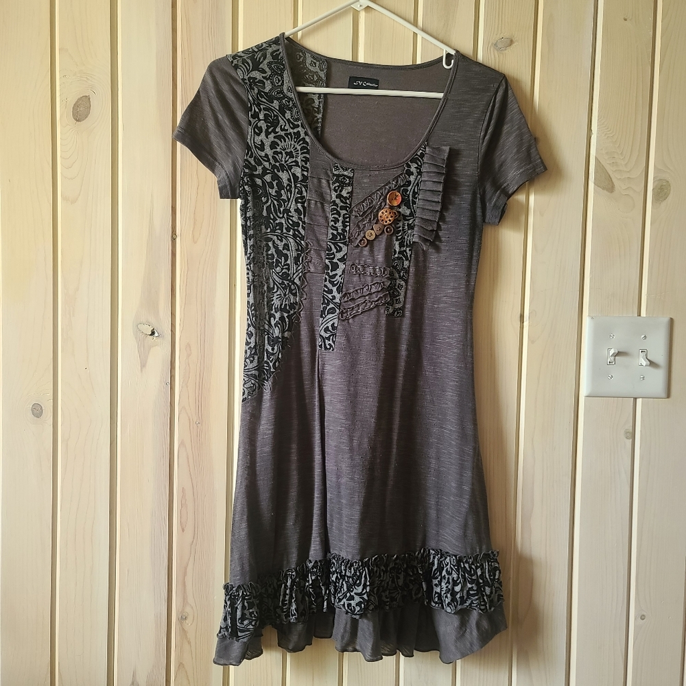 Boho mini dress